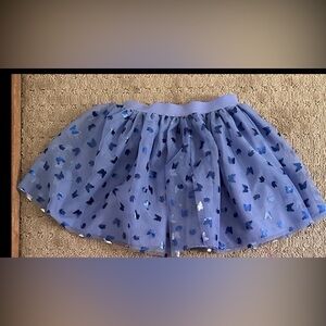 Little girls blue butterfly tutu